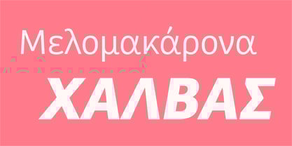 Bree Greek Font Poster 5