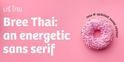 Bree Thai Font Poster 2