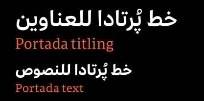 Portada Arabic Font Poster 2