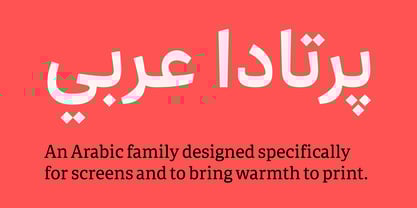 Portada Arabic Font Poster 3