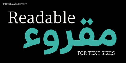 Portada Arabic Font Poster 5