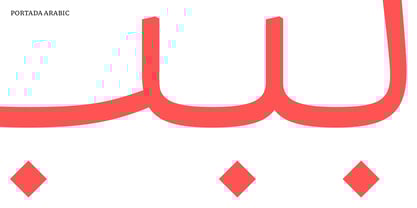 Portada Arabic Font Poster 8