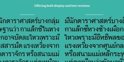 Portada Thai Font Poster 5