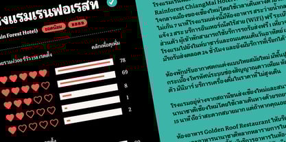 Portada Thai Font Poster 7