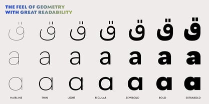 Postea Arabic Font Poster 2