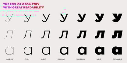 Postea Cyrillic Font Poster 2