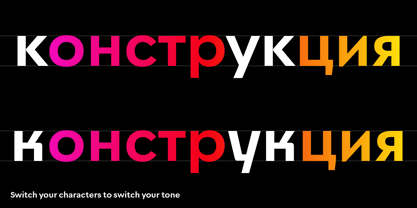 Postea Cyrillic Font Poster 7