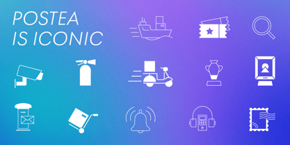 Postea Cyrillic Font Poster 8