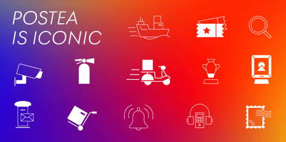 Postea Greek Font Poster 8