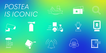 Postea Hebrew Font Poster 8