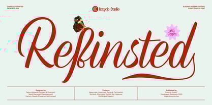 Refinsted Font Poster 1