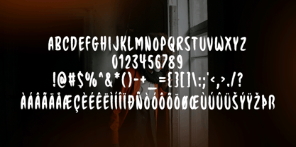 Fear Lines Font Poster 5