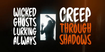 Fear Lines Font Poster 2