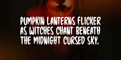 Fear Lines Font Poster 4