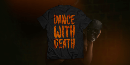 Fear Lines Font Poster 3