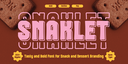 Snaklet Font Poster 1