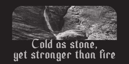 Leathess Font Poster 3