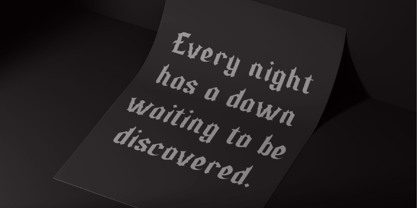 Leathess Font Poster 6