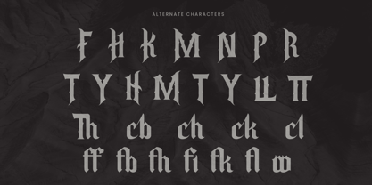 Leathess Font Poster 11