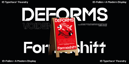 ID Fallen Font Poster 4