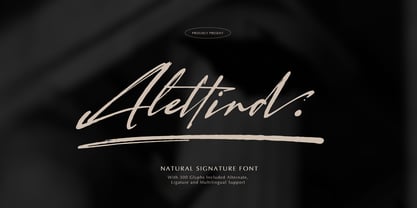Alletind Font Poster 1