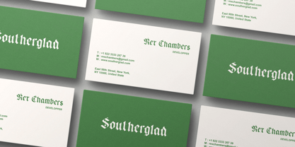 Engourdi Font Poster 6