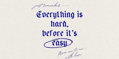 Engourdi Font Poster 15