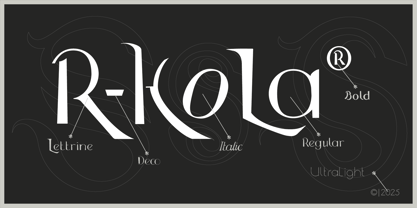 Cercula Font Poster 2