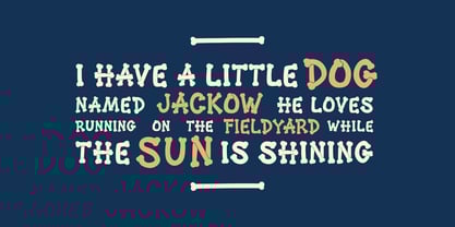 MGF Bonezkul Font Poster 5