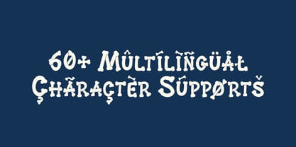 MGF Bonezkul Font Poster 3