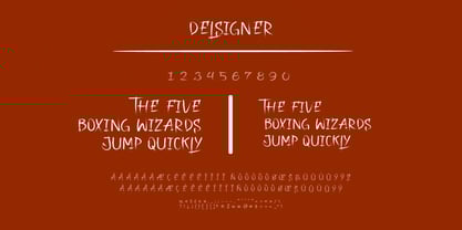 Delsigner Font Poster 9