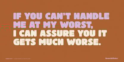 Chonky Kitty Font Poster 12