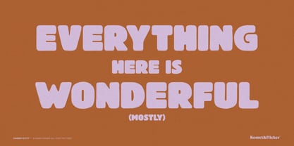 Chonky Kitty Font Poster 7