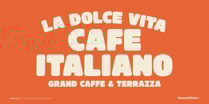 Chonky Kitty Font Poster 2