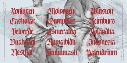 NCL Enigmatic Waesbendiy Font Poster 13