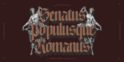 NCL Enigmatic Waesbendiy Font Poster 2