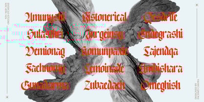 NCL Enigmatic Waesbendiy Font Poster 12