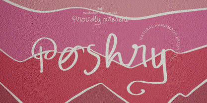 Poshry Font Poster 1