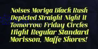 Tosken Font Poster 15