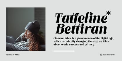 Tosken Font Poster 7