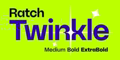 Ratch Twinkle Font Poster 1