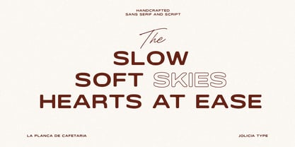 La Planca de Cafetaria Font Poster 10