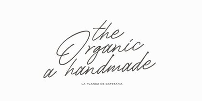 La Planca de Cafetaria Font Poster 13