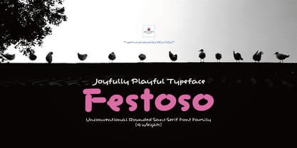 Festoso Font Poster 1