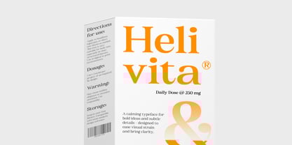 BS Helivita Font Poster 11