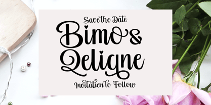 Antira Letter Font Poster 3