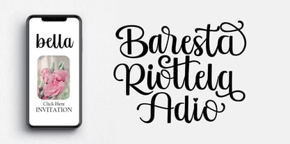 Antira Letter Font Poster 8