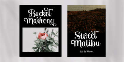 Antira Letter Font Poster 7