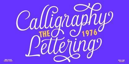 Flonday Script Font Poster 3