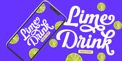 Flonday Script Font Poster 7